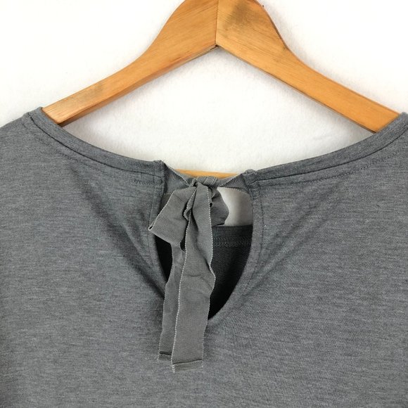 Disney LC Lauren Conrad Women's Size Small Snow White Grey Lace Trim Graphic Top - Picture 3 of 10